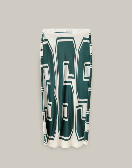 BLAKELY SPORTY JADE SLIP SKIRT