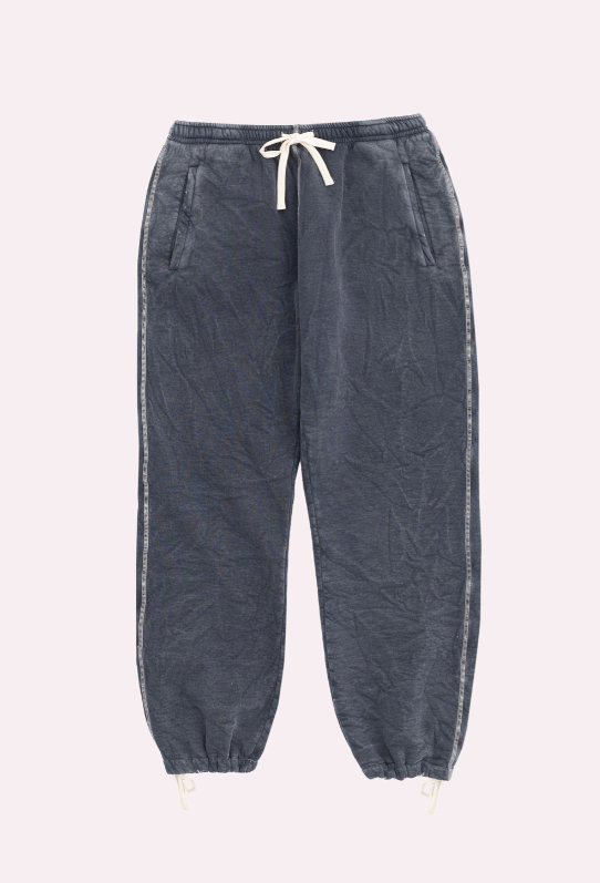 SWEATPANTS MARBLE - NAVY
