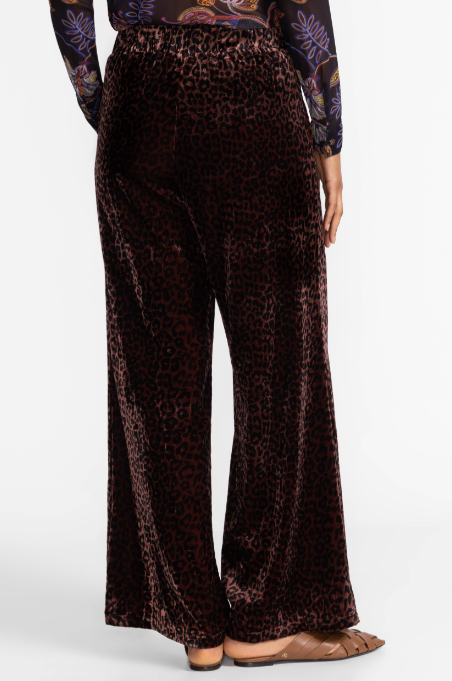 VELVET LEOPARD BUKSER - J65025-8