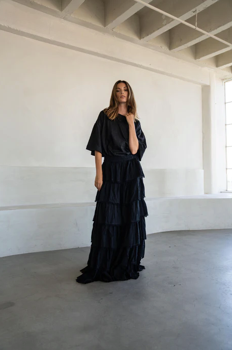 UNTAMED SOUL SKIRT - BLACK