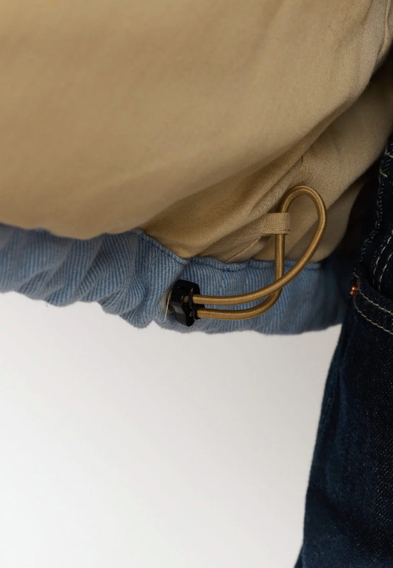 QUILTET BLOCK JACKET - 77360 - OFFWHITE