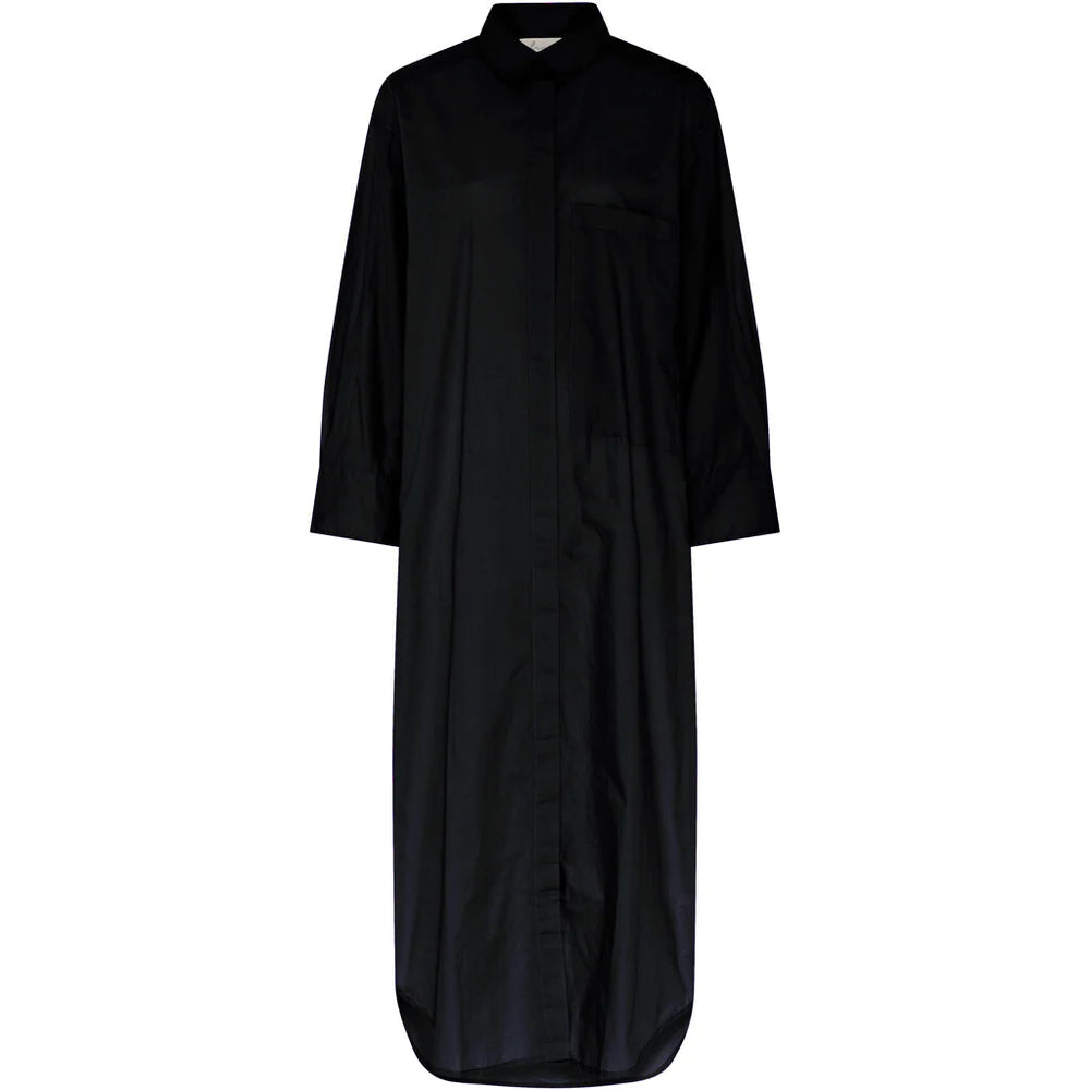 LYON LONG DRESS - SORT