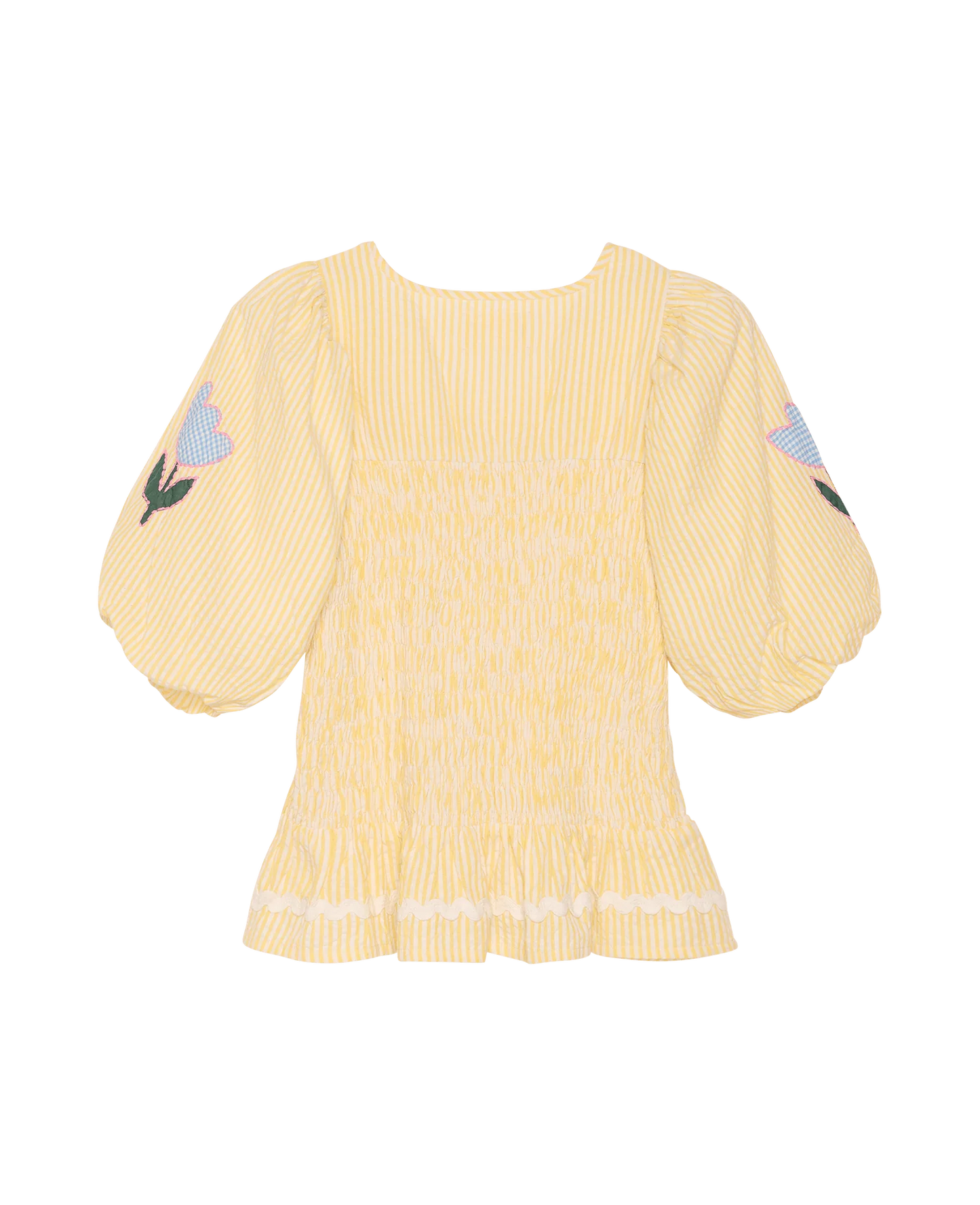 SVEA TOP - YELLOW STRIPES
