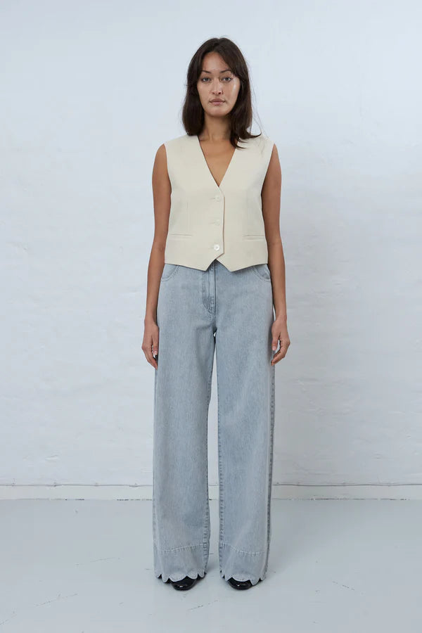 TAILORED TUXEDO VEST