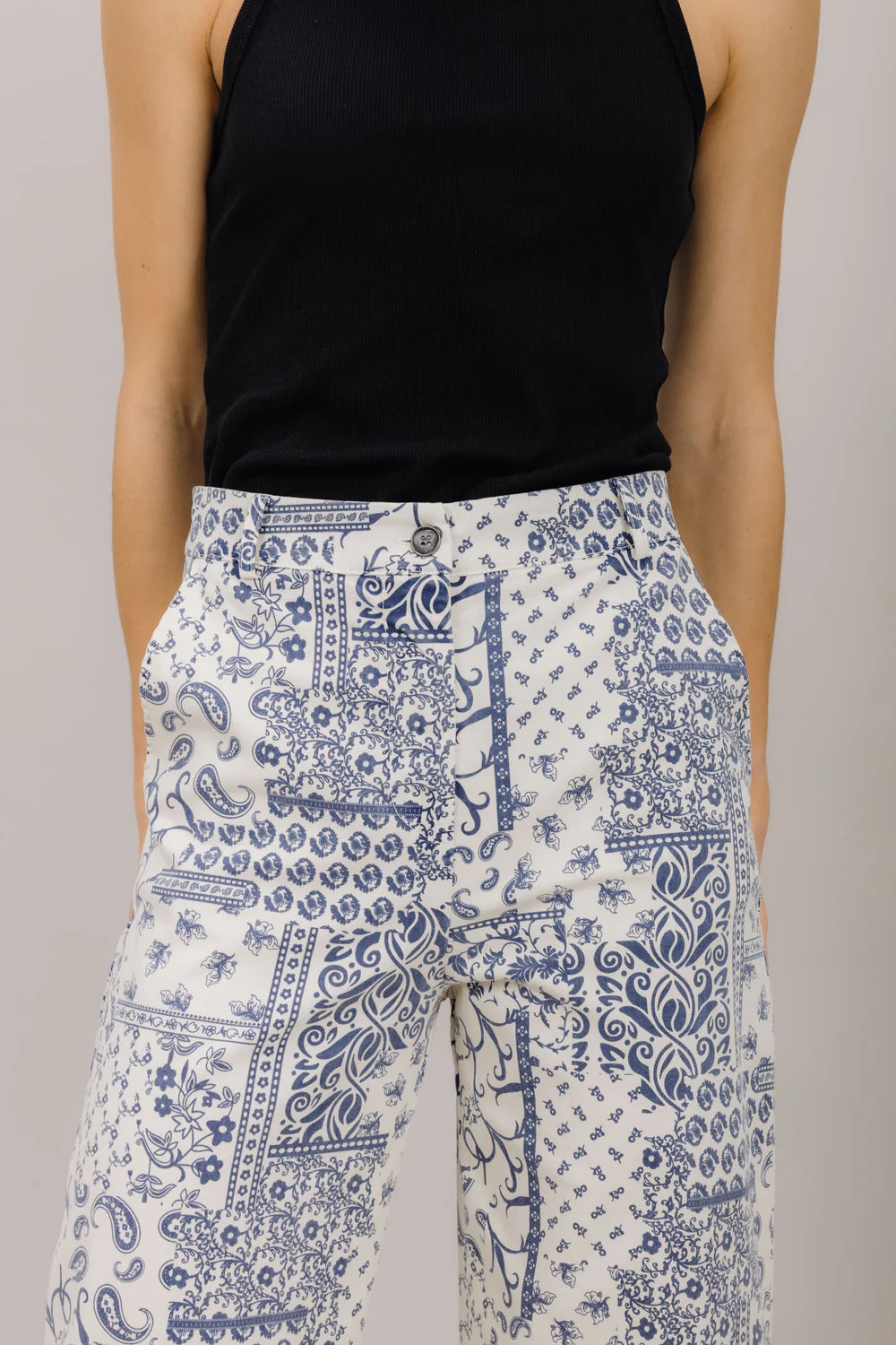 TERINA PANTS - NAVY