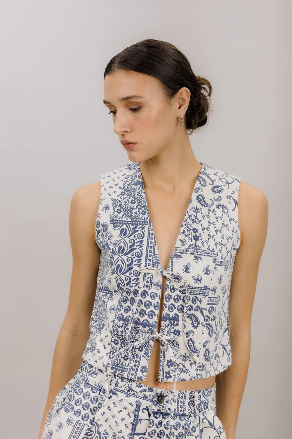 TERINA TOP - NAVY