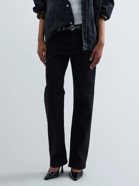 AKEME JEANS MED LIGHT FIT - SORT