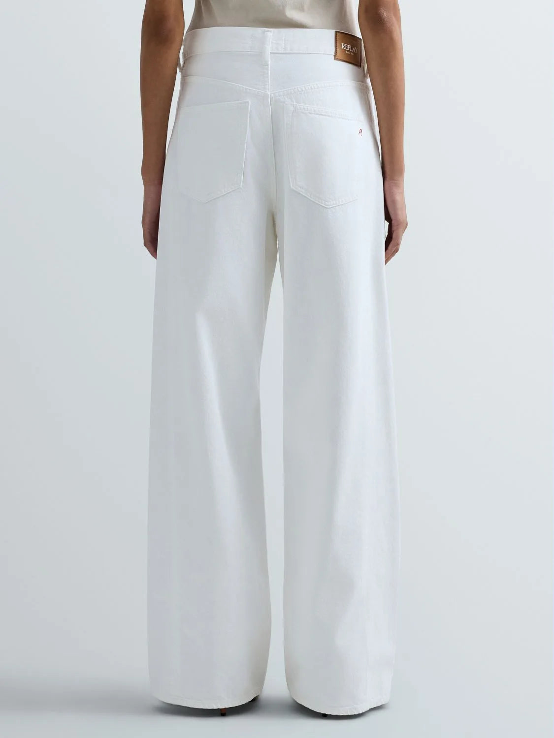 NARJA BAGGY - FIT JEANS - NATUR HVID