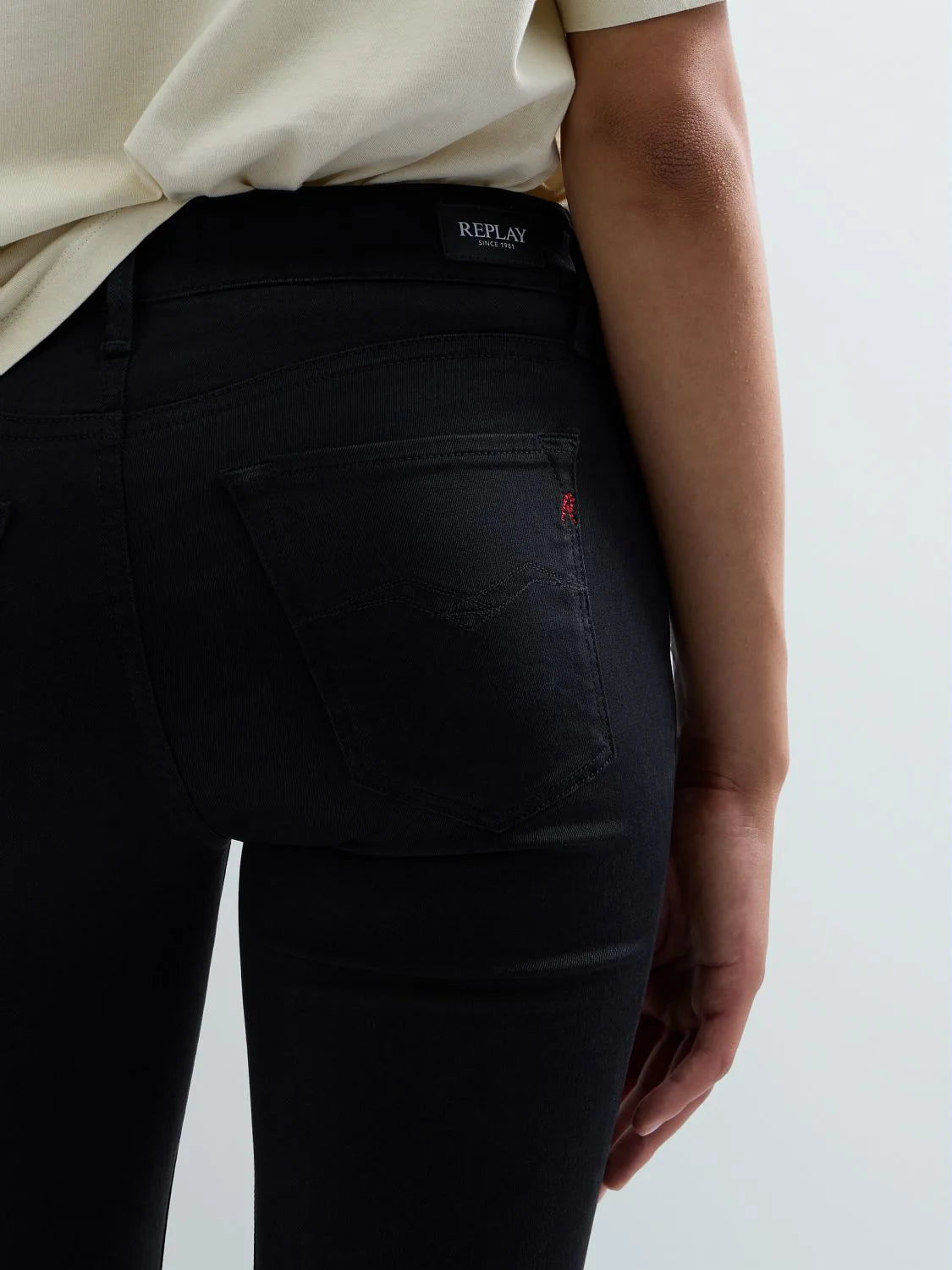 LUZ SKINNY-FIT JEANS SORT