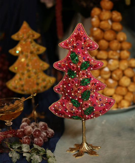 WHIMSY CHRISTMAS TREE MEDIUM PINK