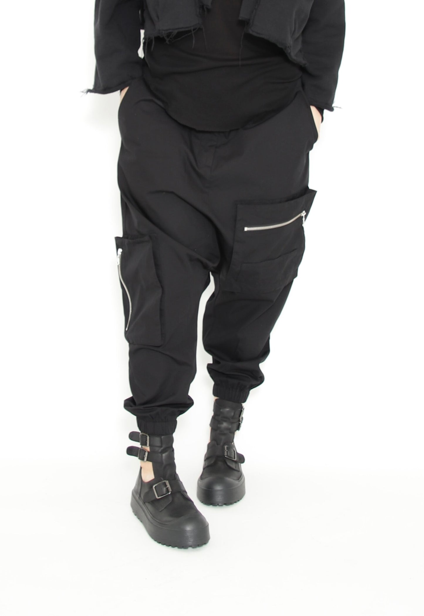 BAGGY 3/4 BUKSER - SORT