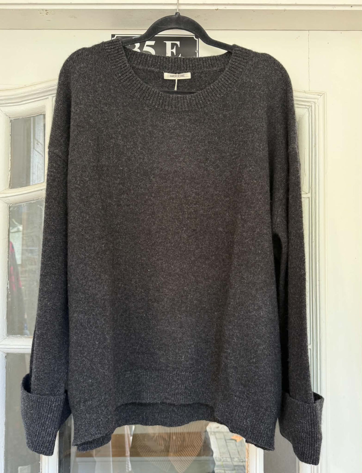 LONDON SWEATER - MØRKEGRÅ