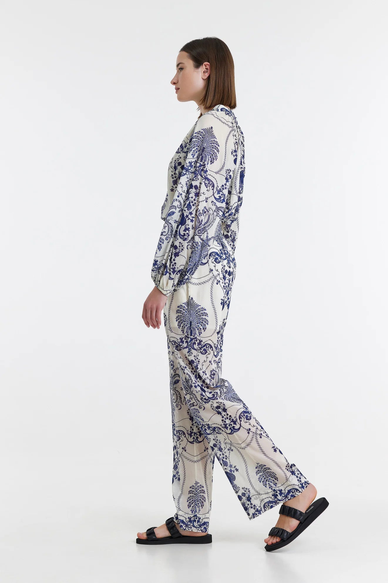 IPPOLITI PANTS - BLUE