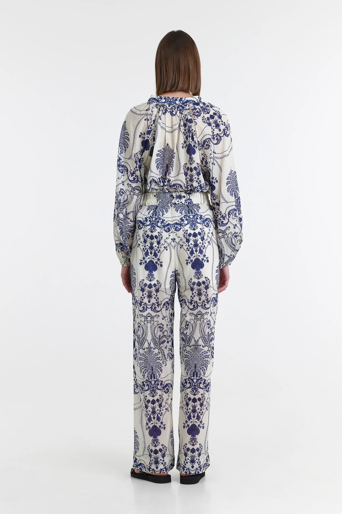 IPPOLITI PANTS - BLUE