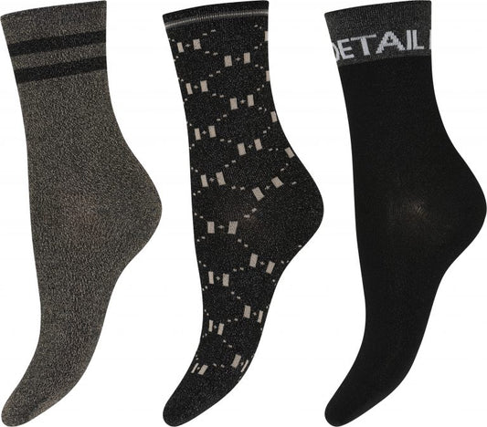 FASHION SOCKS - 3 PACK IN BOX