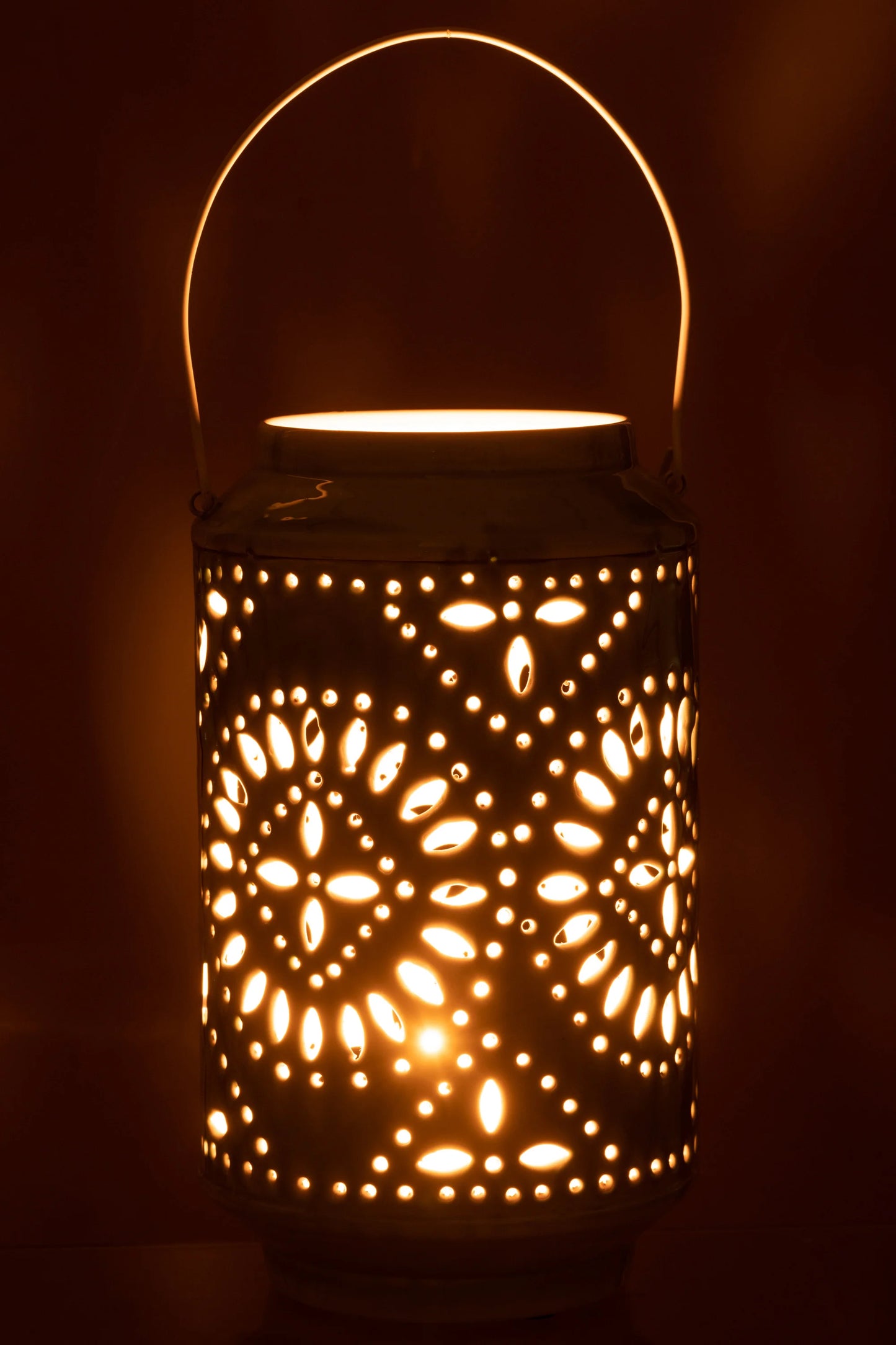 Lanterne Metal - Light Blue