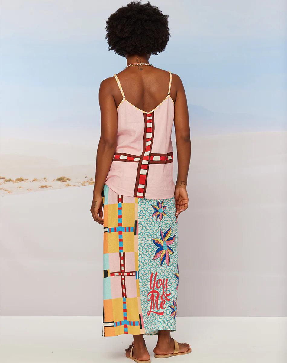 LUNA TIE FRONT NEDERDEL- POW WOW