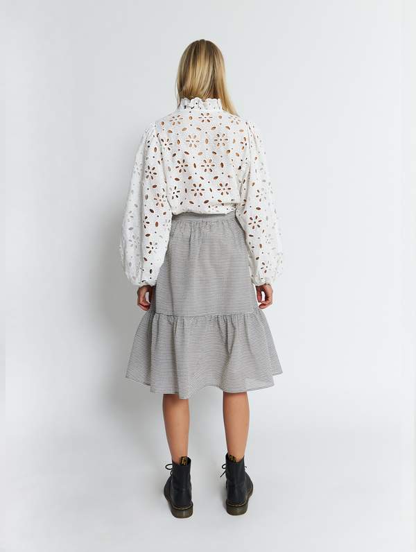 Chloe Skirt - Grey Checks