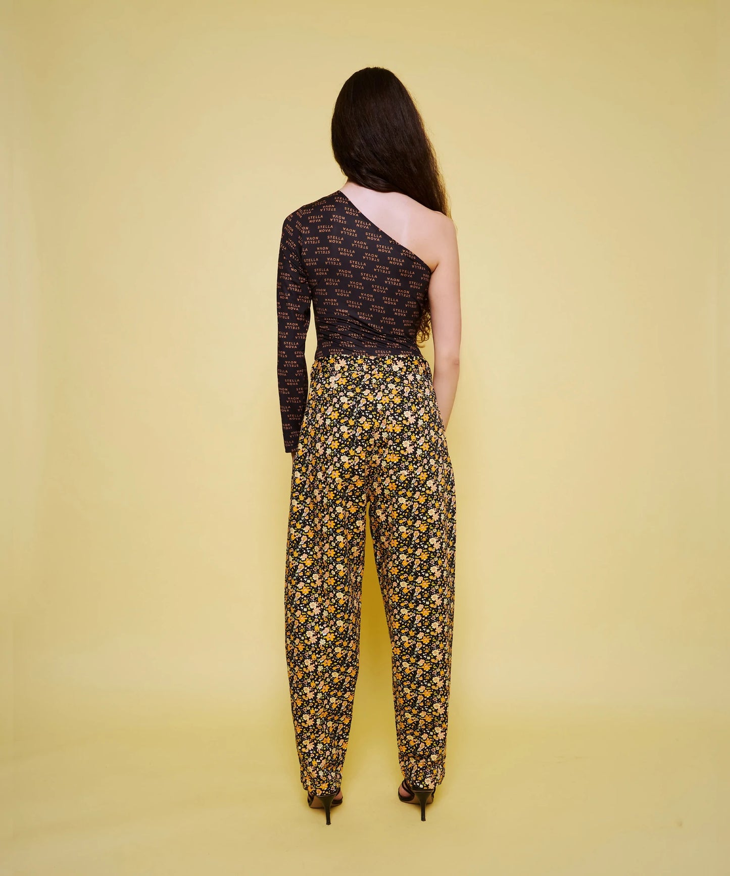 Matti Bukser - Black Multicolour Flower