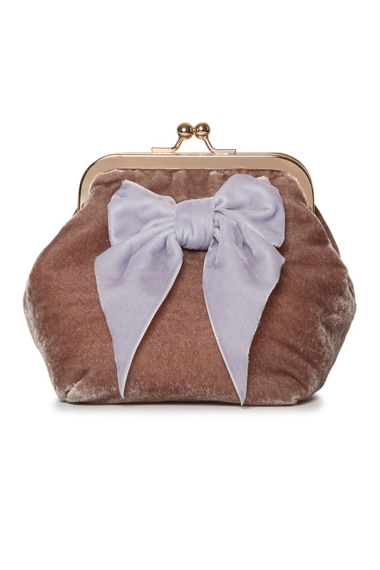 Sonja Love Velour clutch - Lavendel