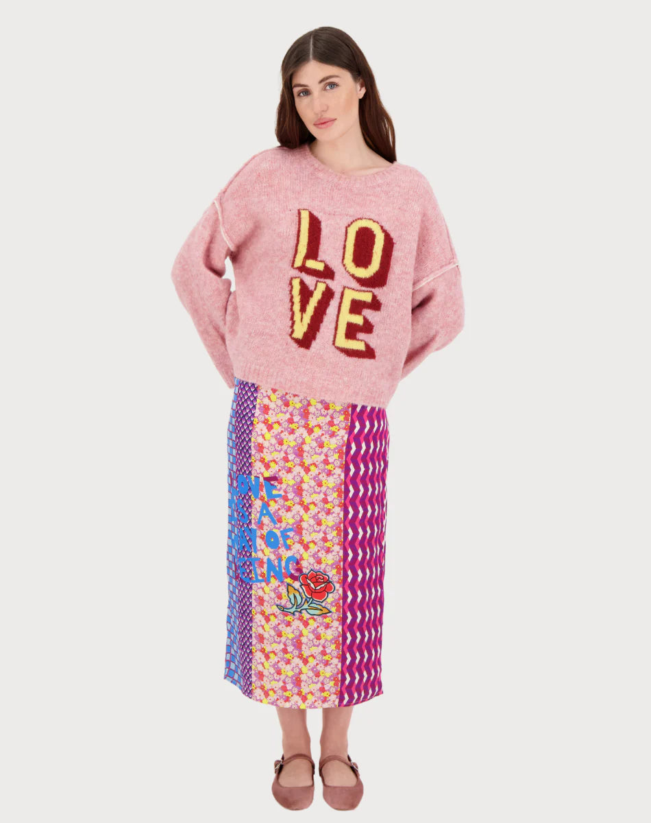 LAUREL PINK SWEATER