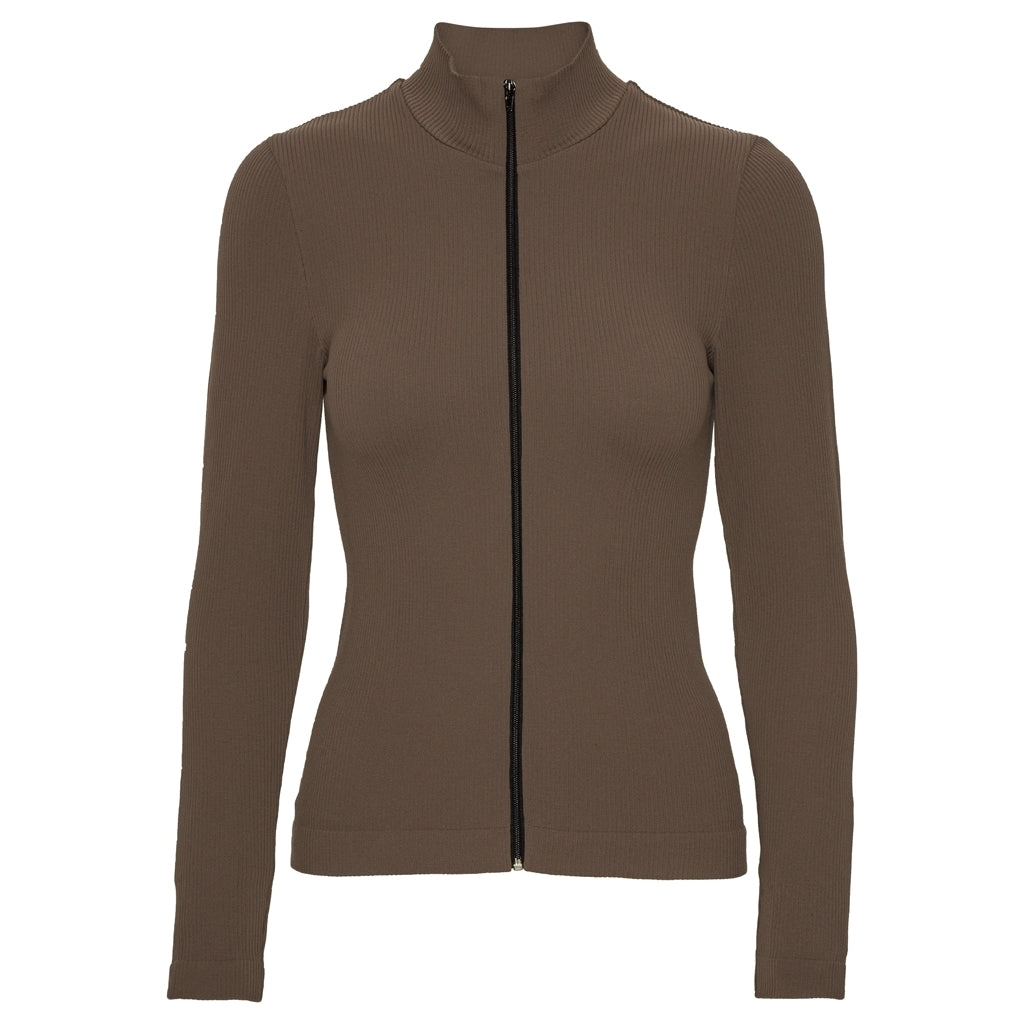 RIB BLUSE MED LYNLÅS - LEISURE