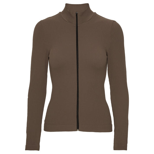 RIB BLUSE MED LYNLÅS - LEISURE