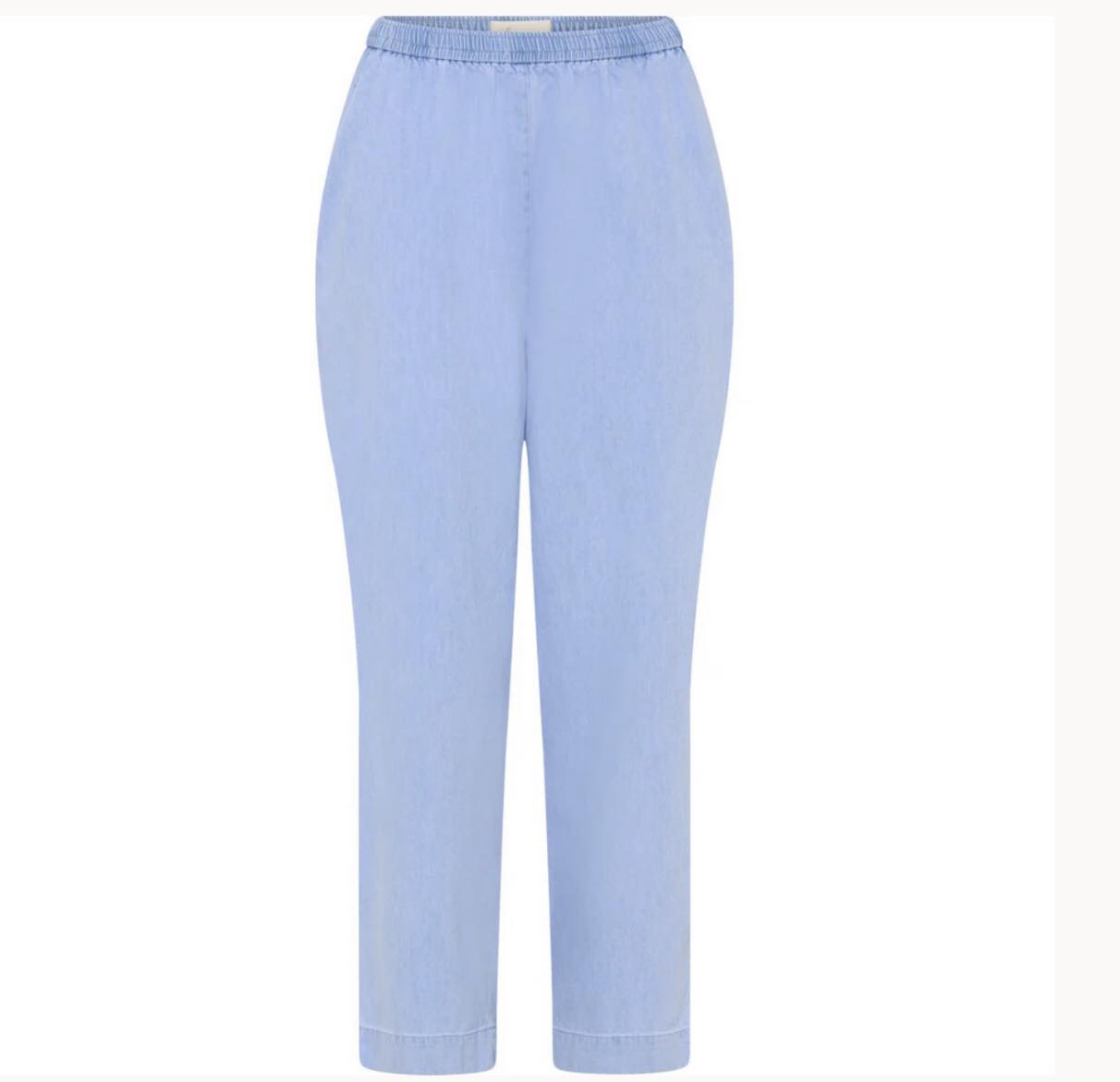 Melbourne ankel bukser - Light blue denim