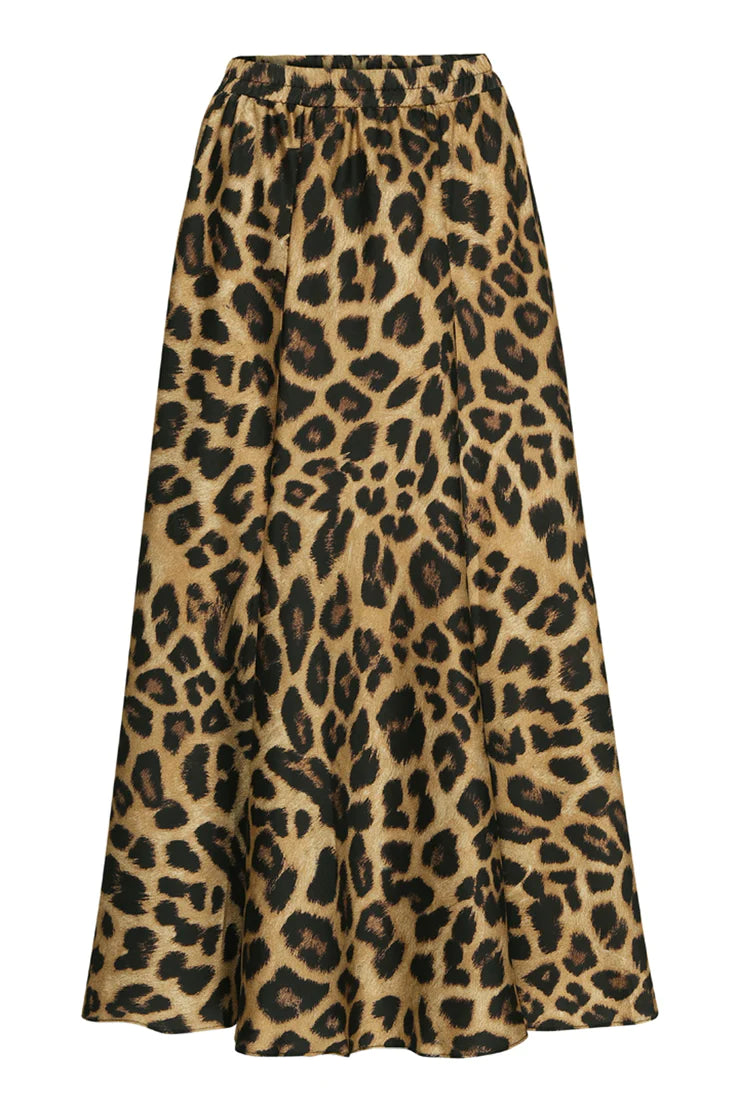 PALOMA SKIRT - BROWN LEOPARD