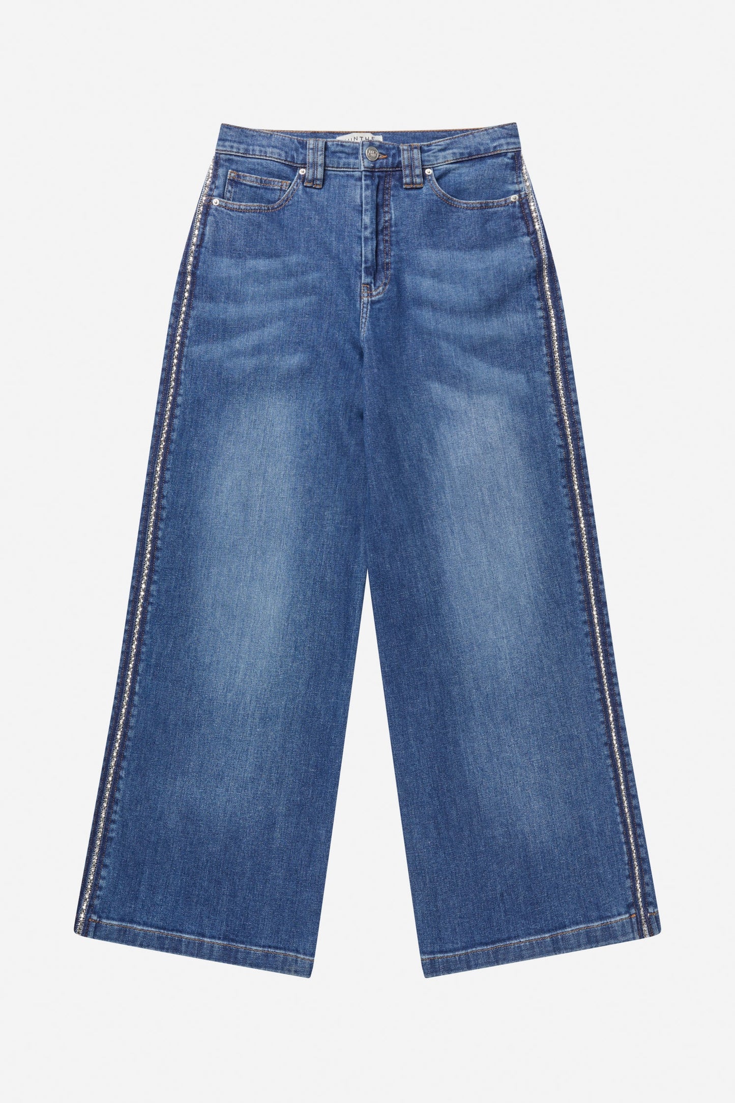 REWARI DENIM PANTS - BLUE