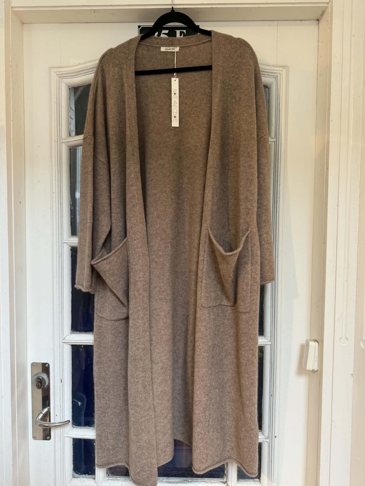 LONG CARDIGAN - BEIGE