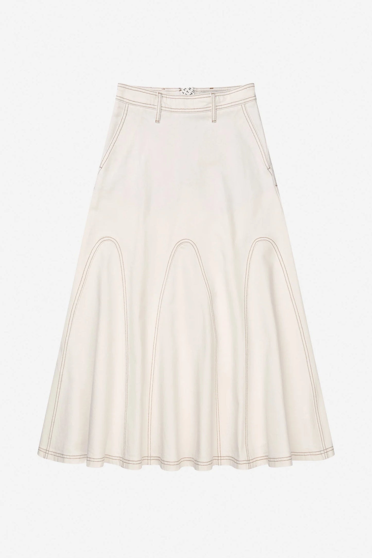 BRAYLIN SKIRT  - IVORY