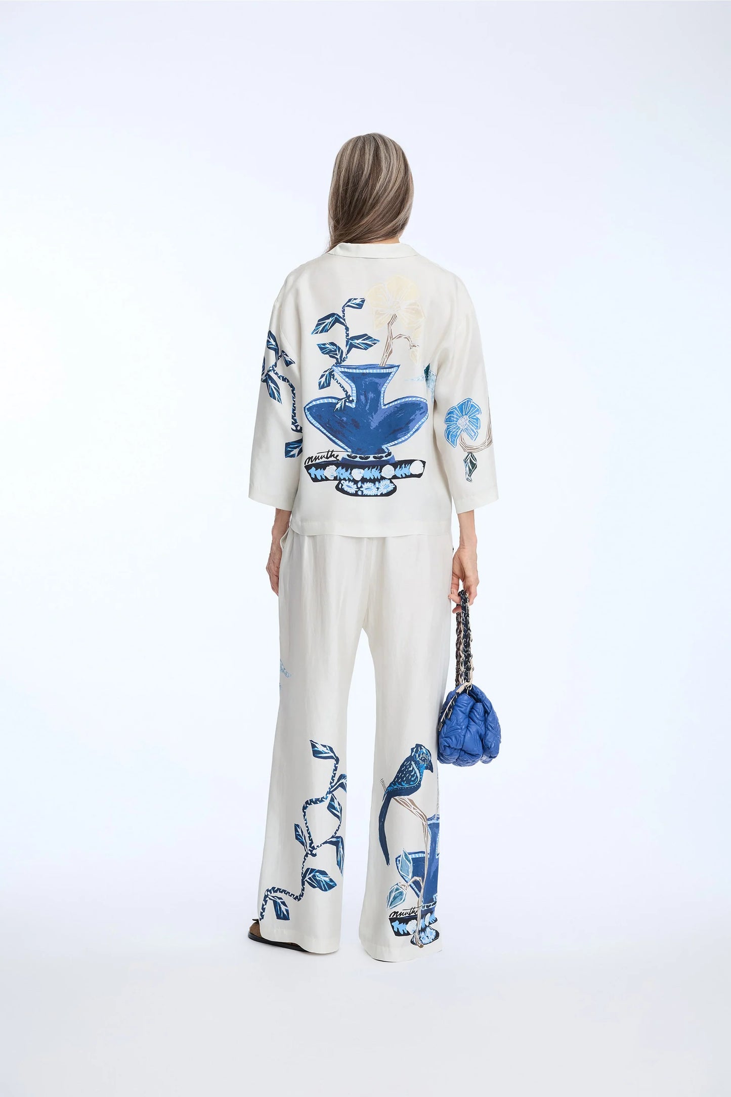 NANCIE TOP - PRINT CREME