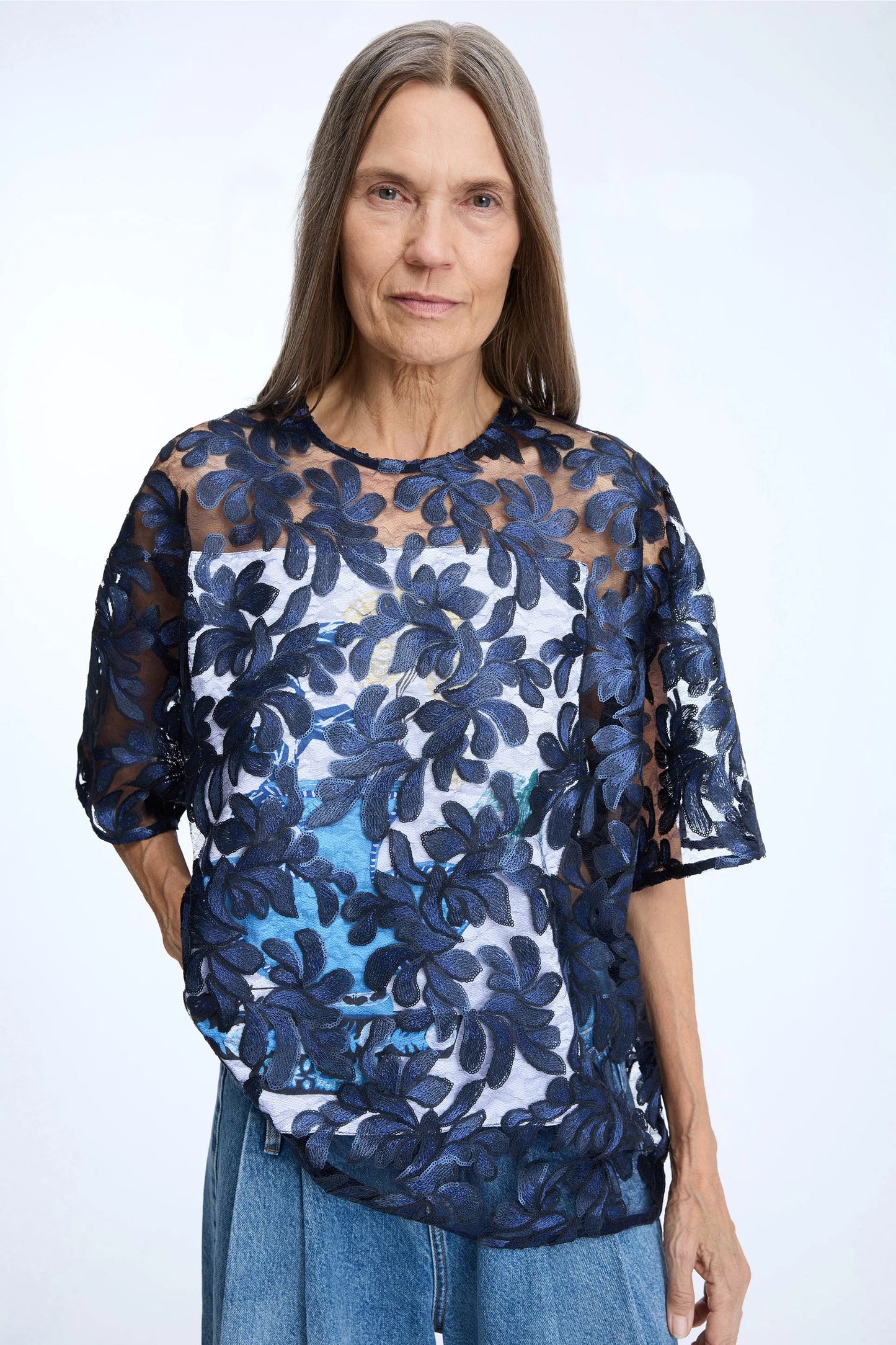 NATALYA TOP - INDIGO