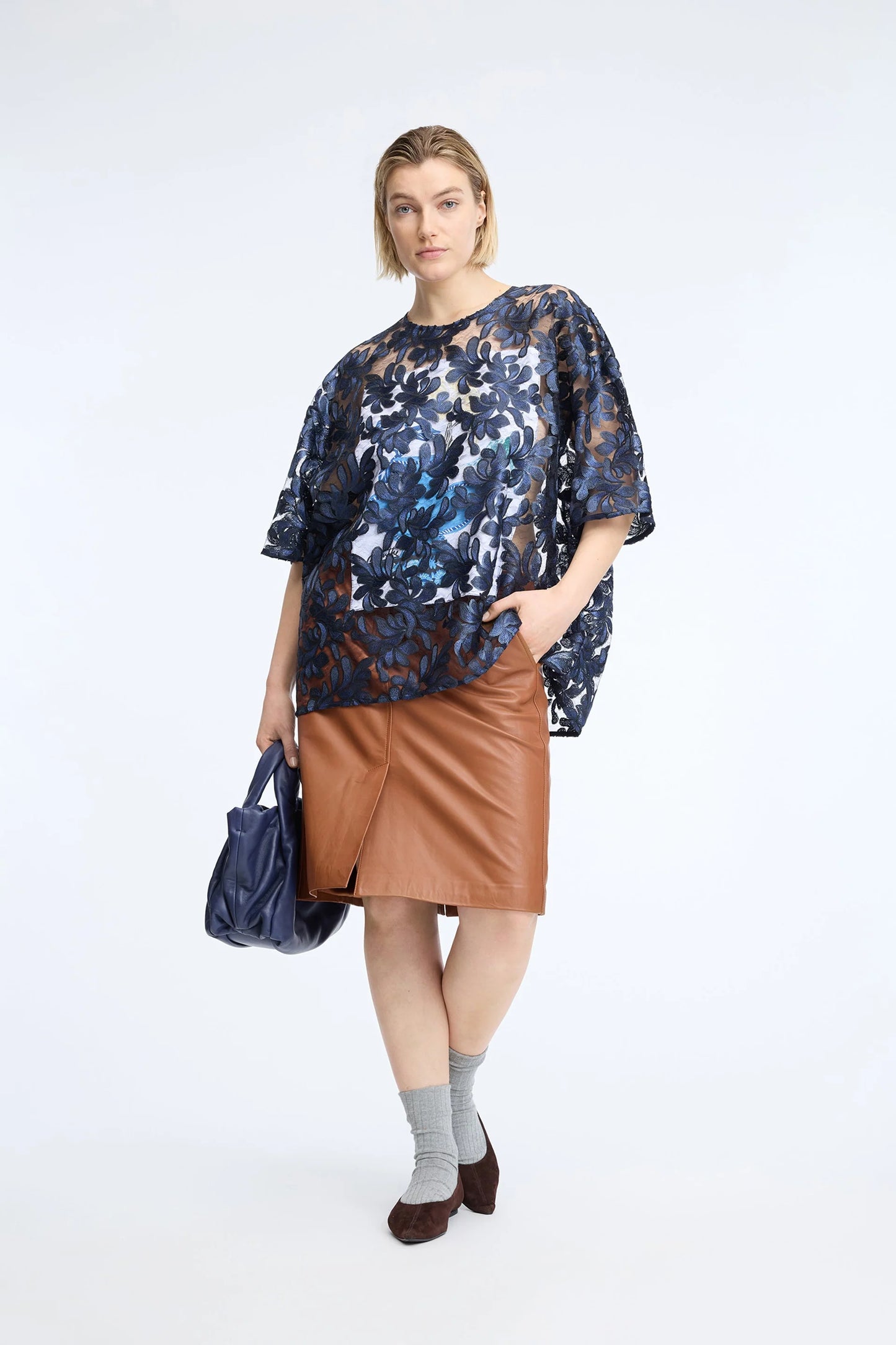 NATALYA TOP - INDIGO