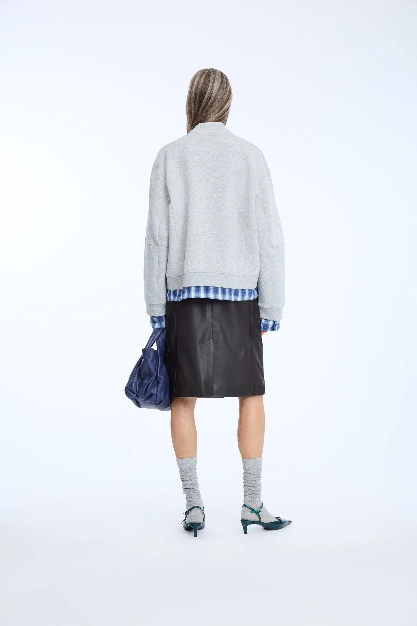 NASH TOP -LIGHT GREY