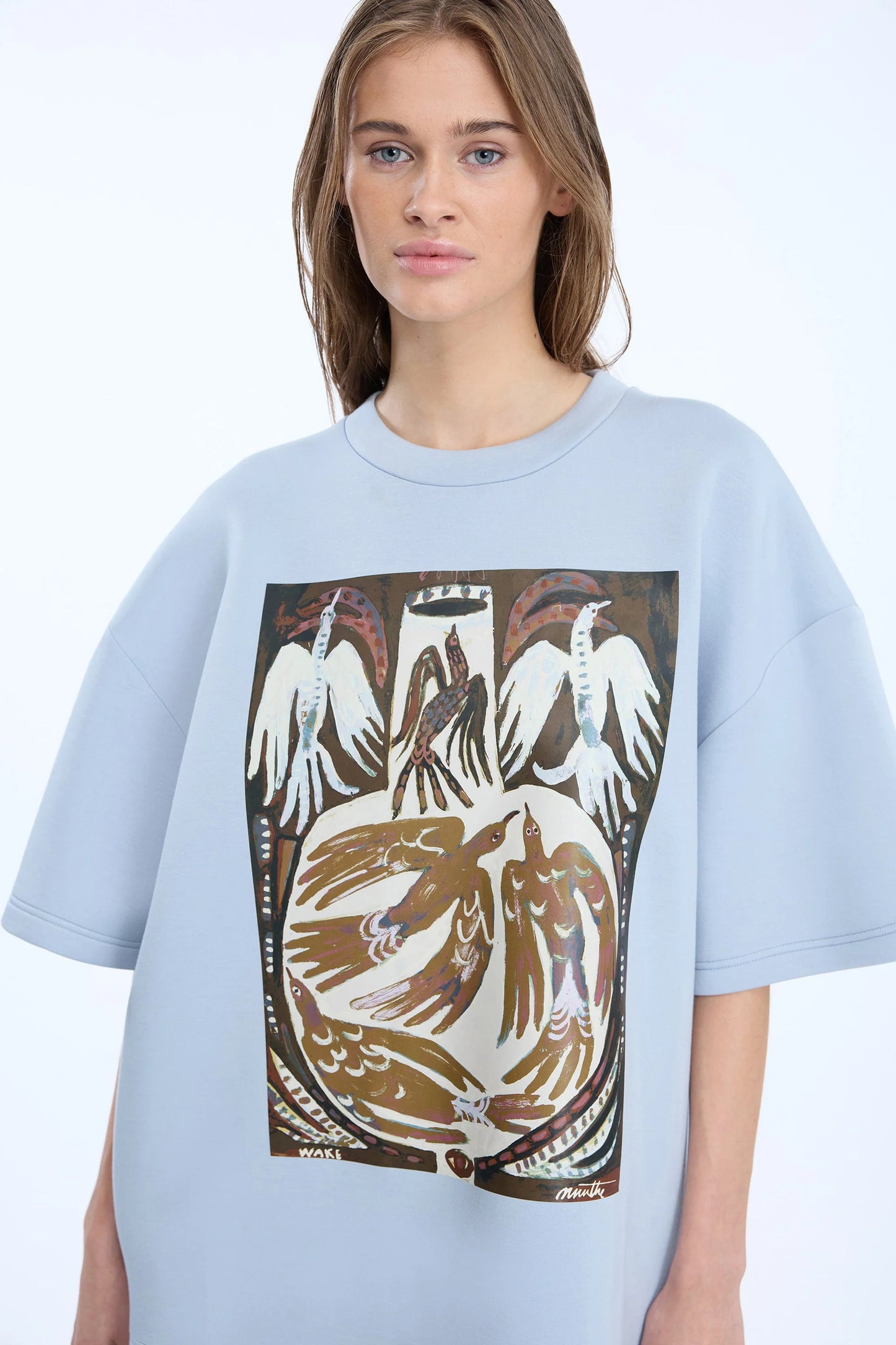 NAPLOI T-SHIRT/LIGHT BLUE