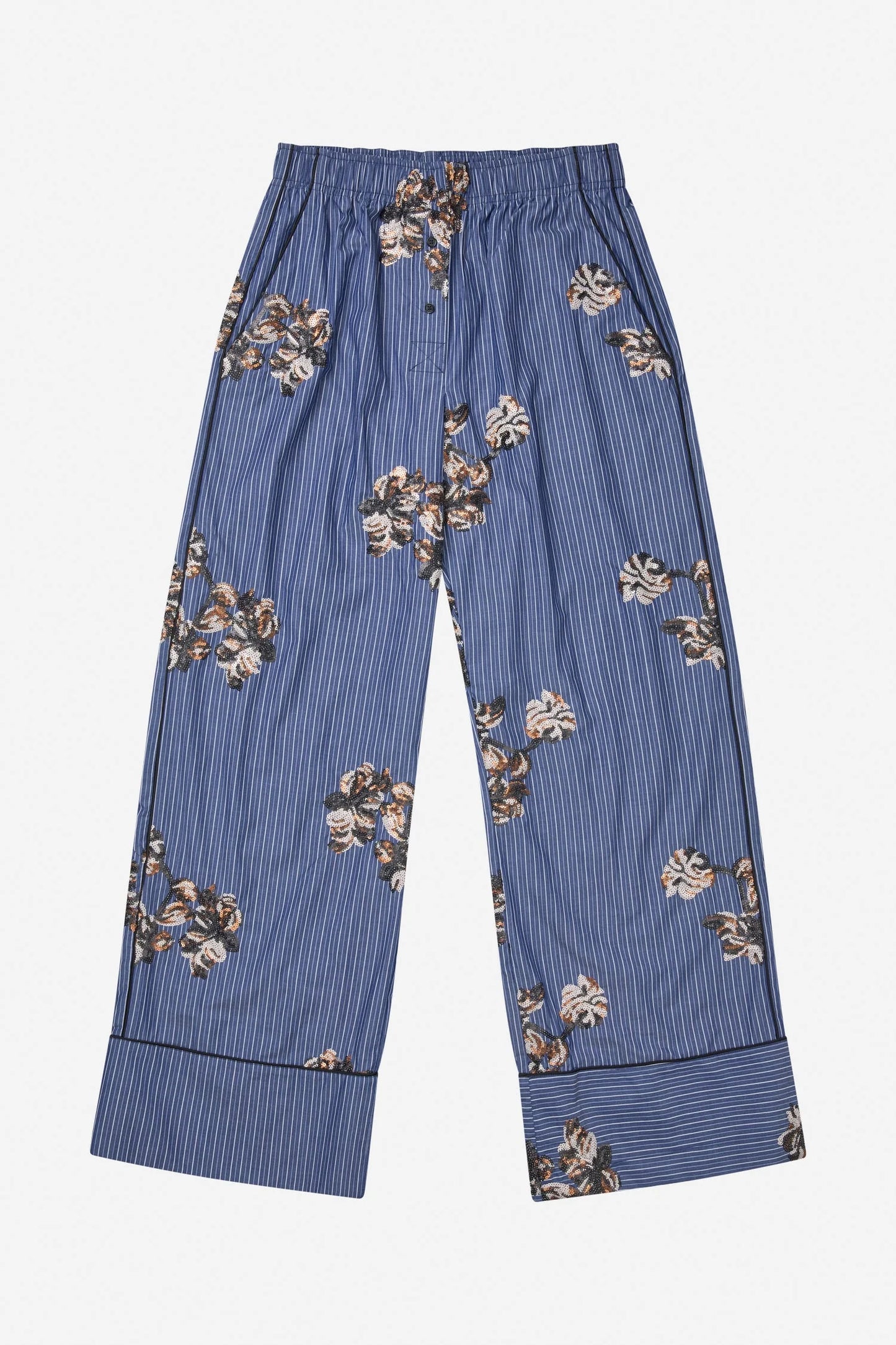 NIKITA PANTS - STRIPE NAVY