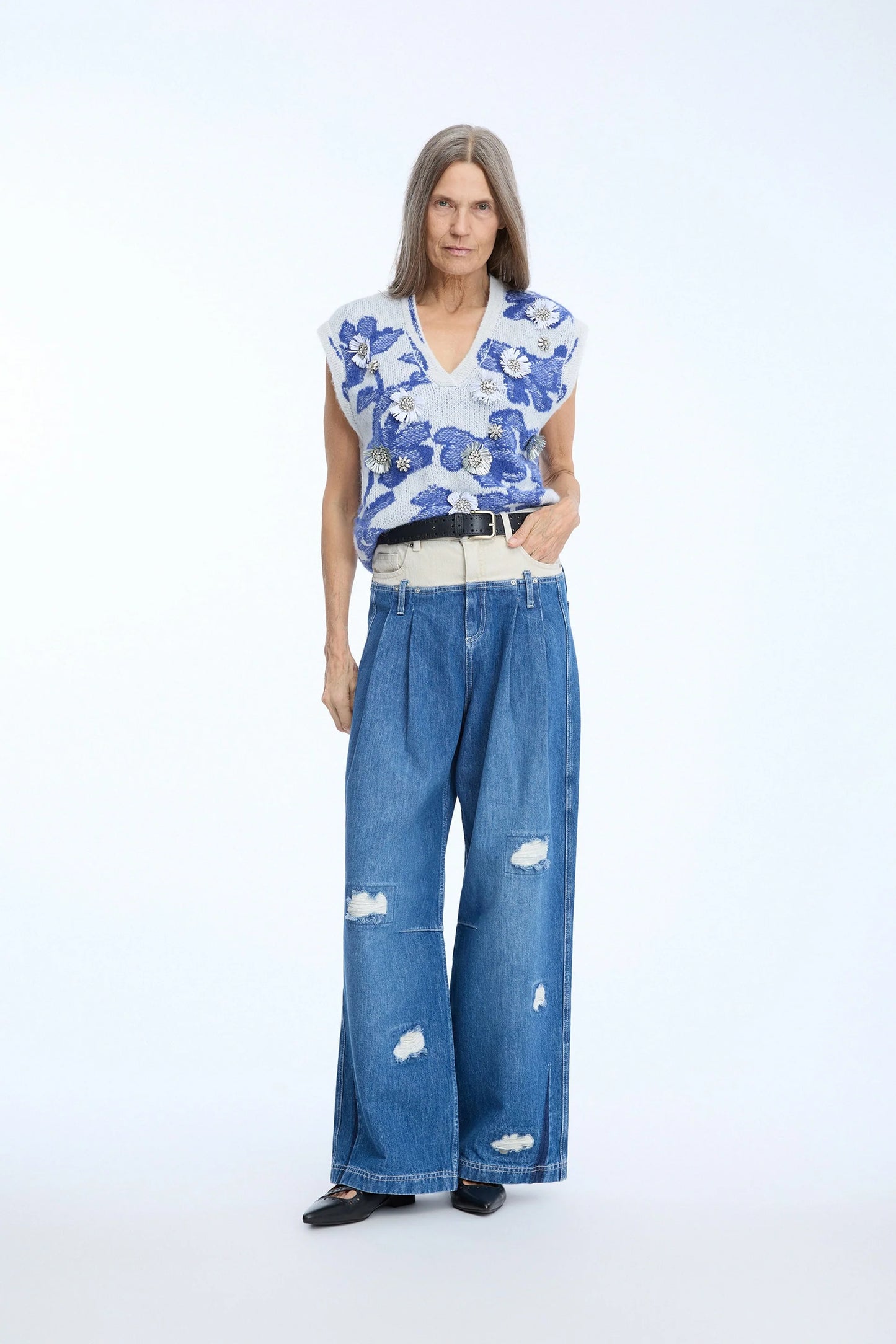 NURALIA KNIT - MIX BLUE