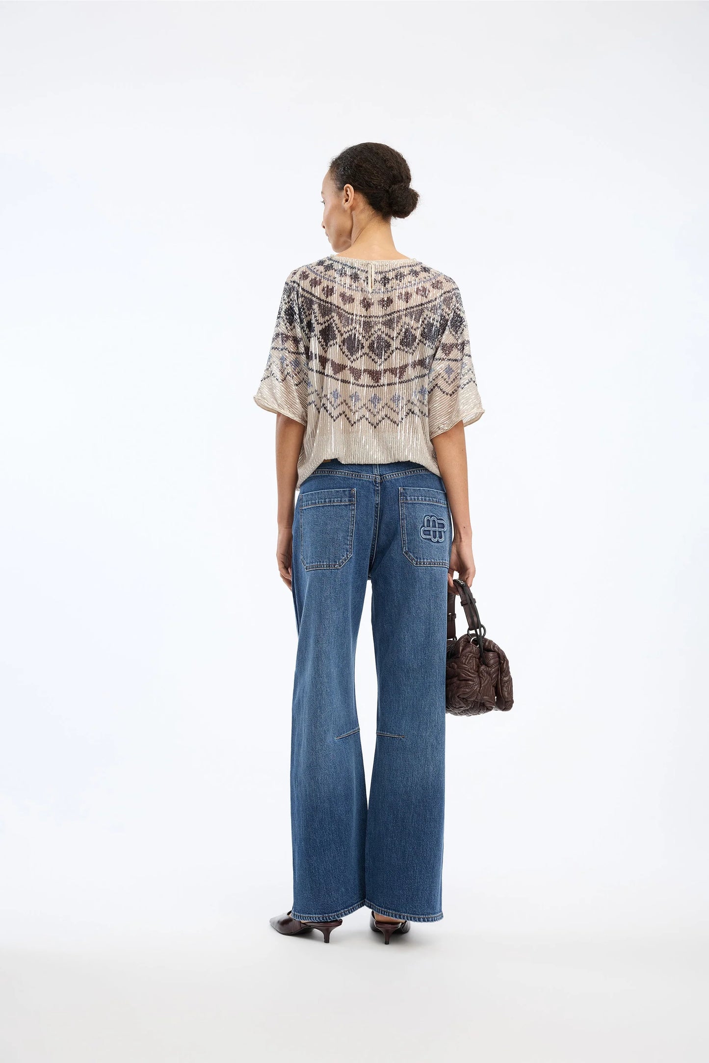 VUNNY TOP  - PRINT CAMEL