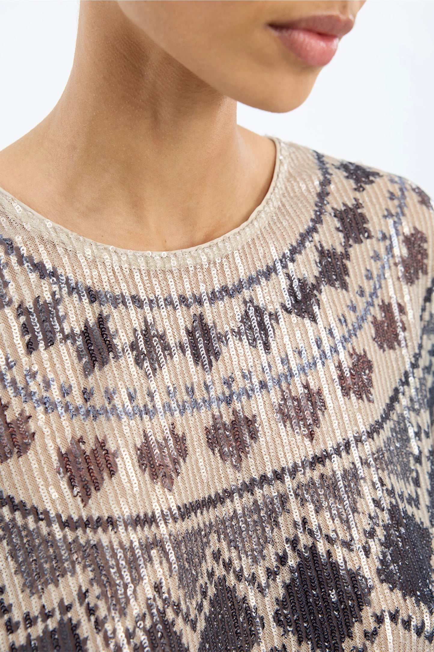 VUNNY TOP  - PRINT CAMEL