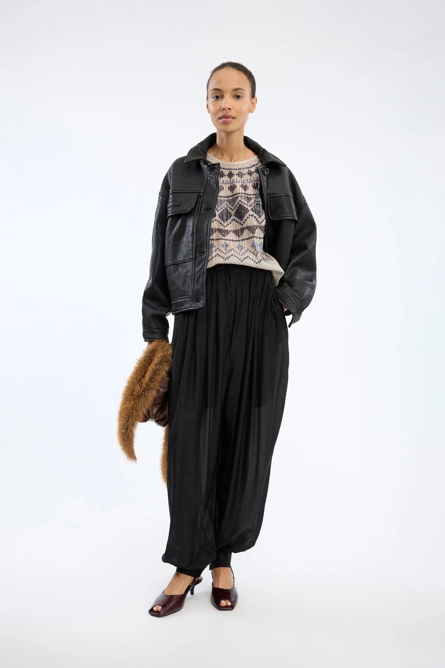VUNNY TOP  - PRINT CAMEL