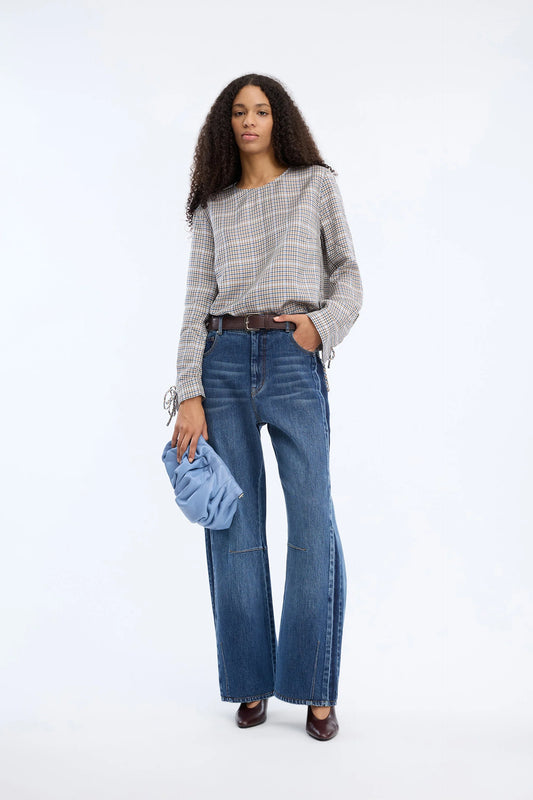 VASILA TOP - MIX BLUE