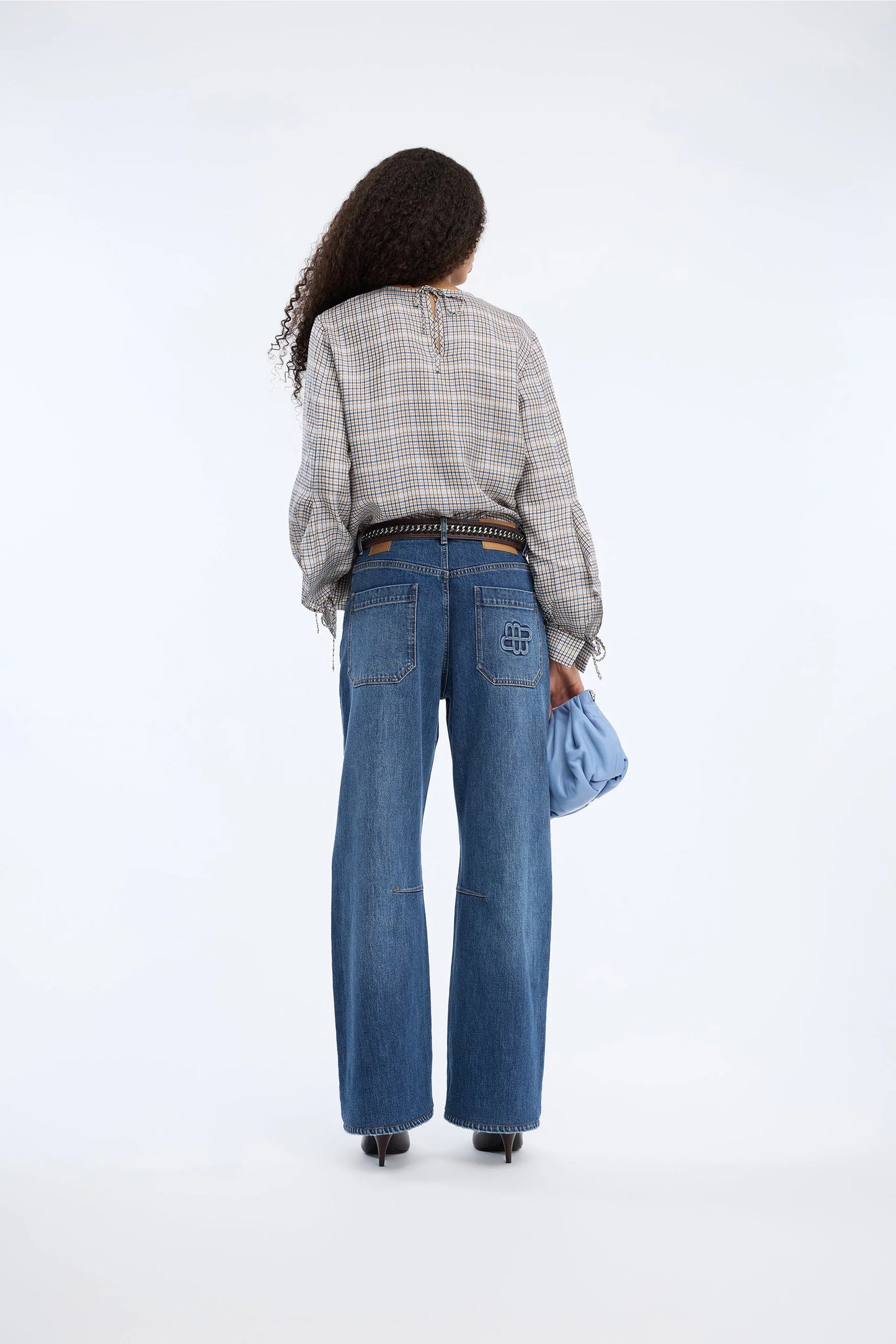VASILA TOP - MIX BLUE