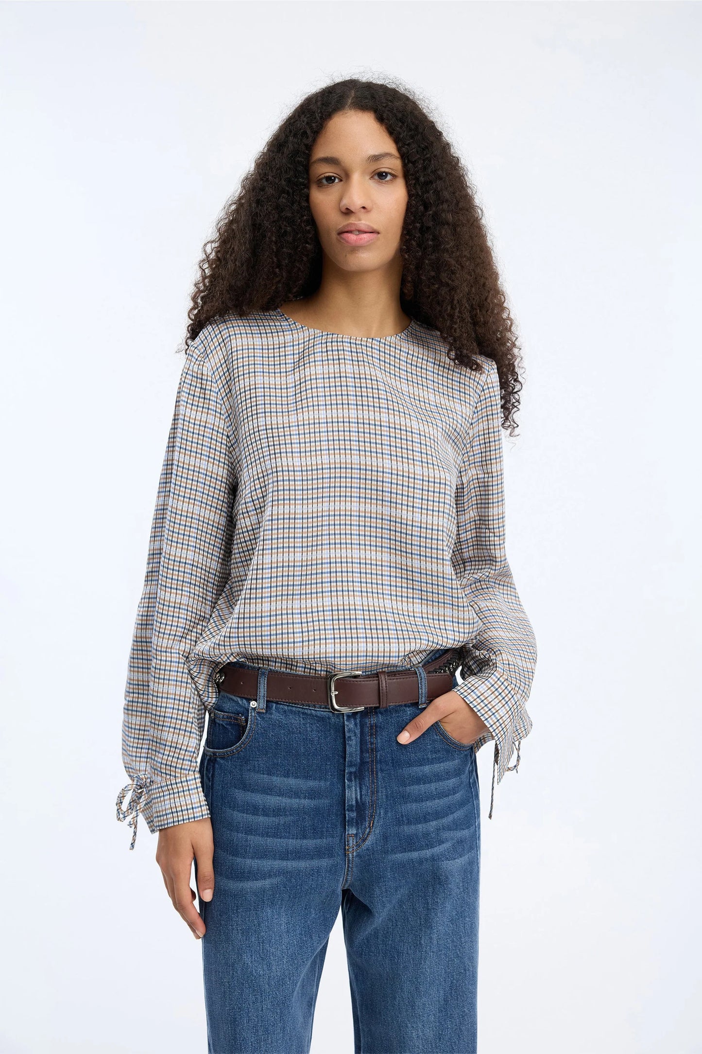 VASILA TOP - MIX BLUE