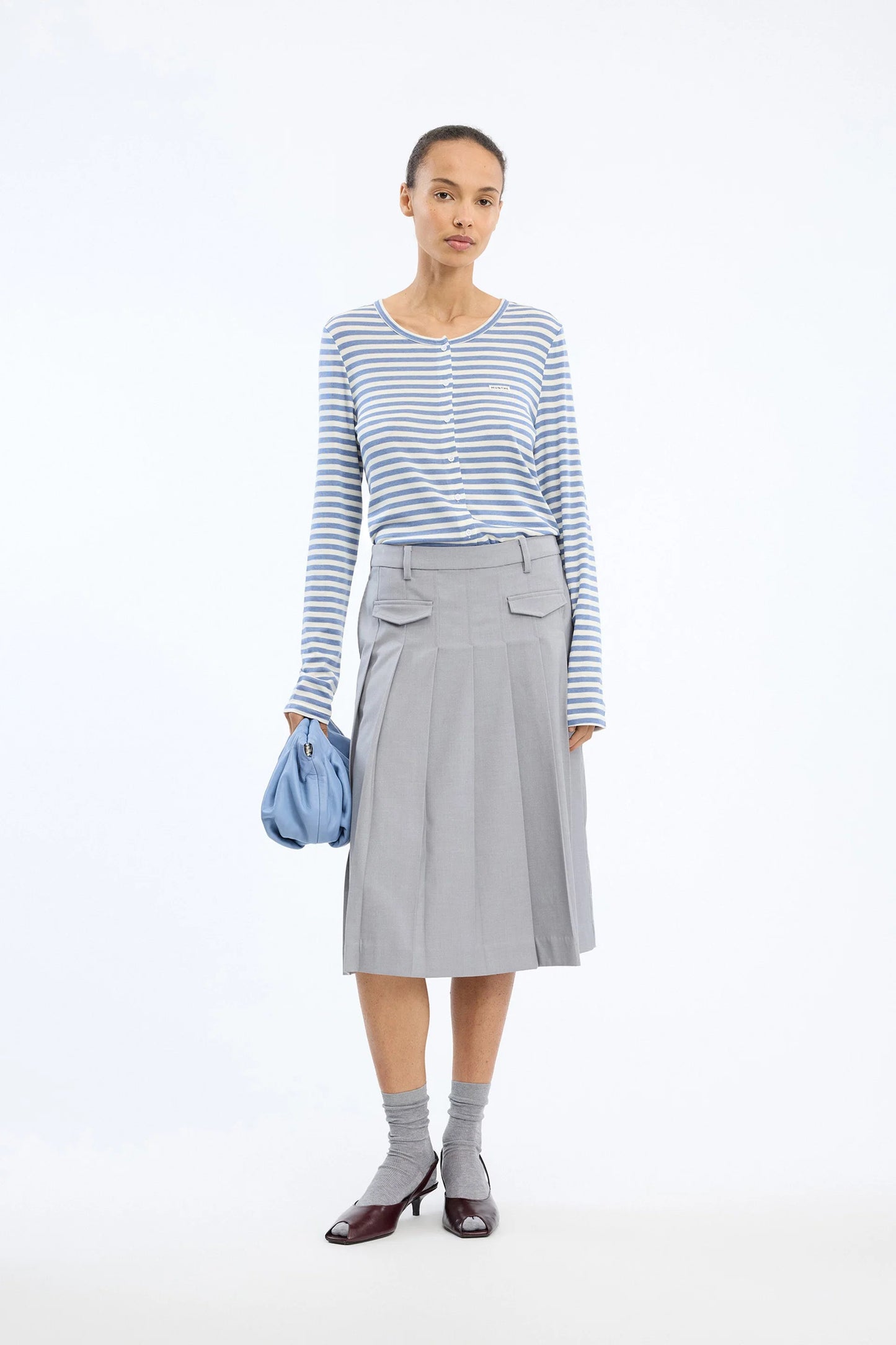 VOELIA TOP - BLUE