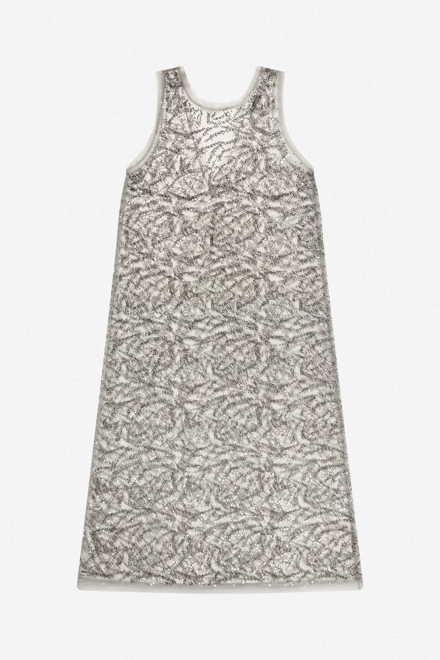 VARIKA DRESS - GUN METAL