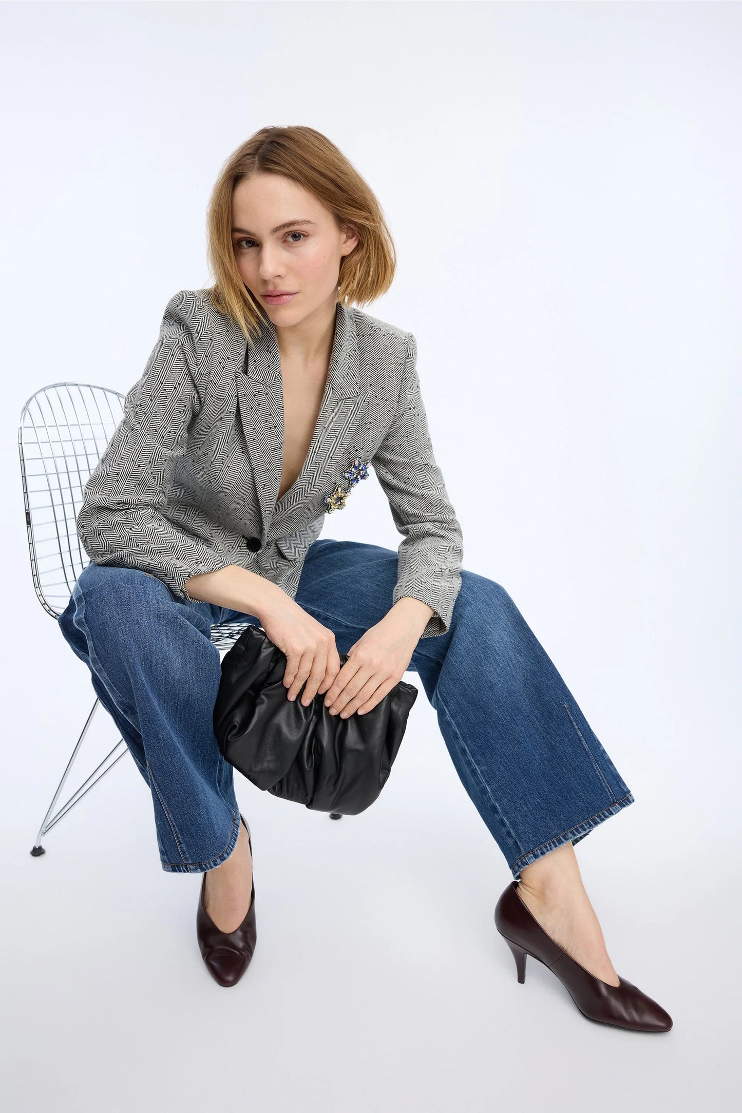 LAWO BLAZER - CHARCOAL