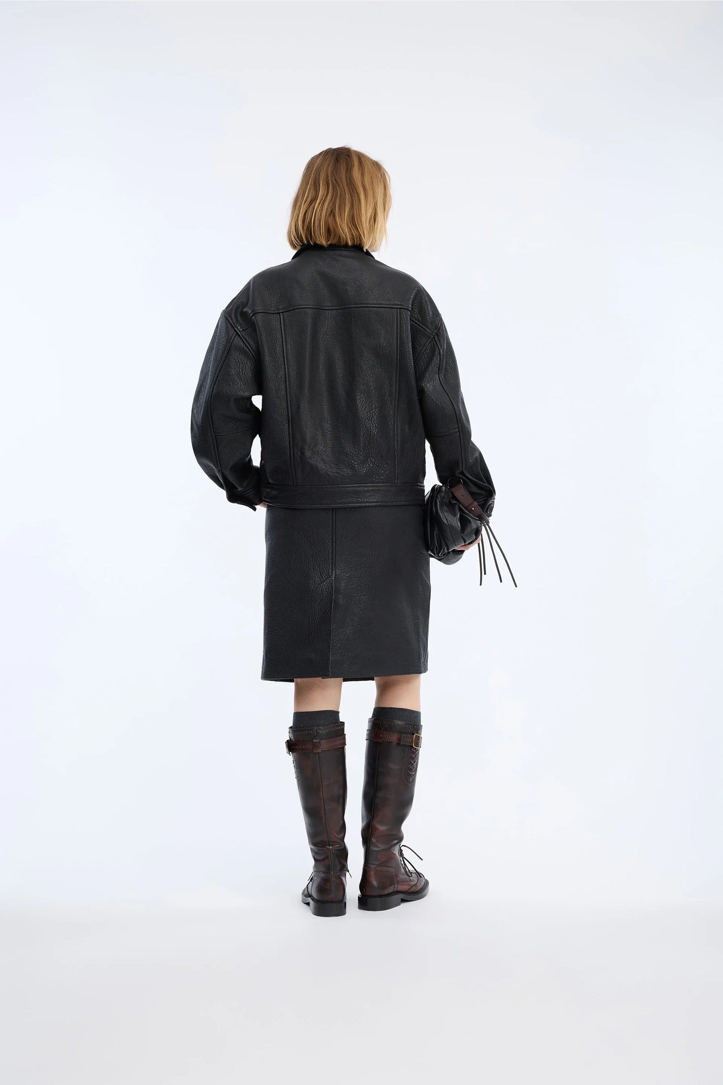 VINETH LEATHER - BLACK