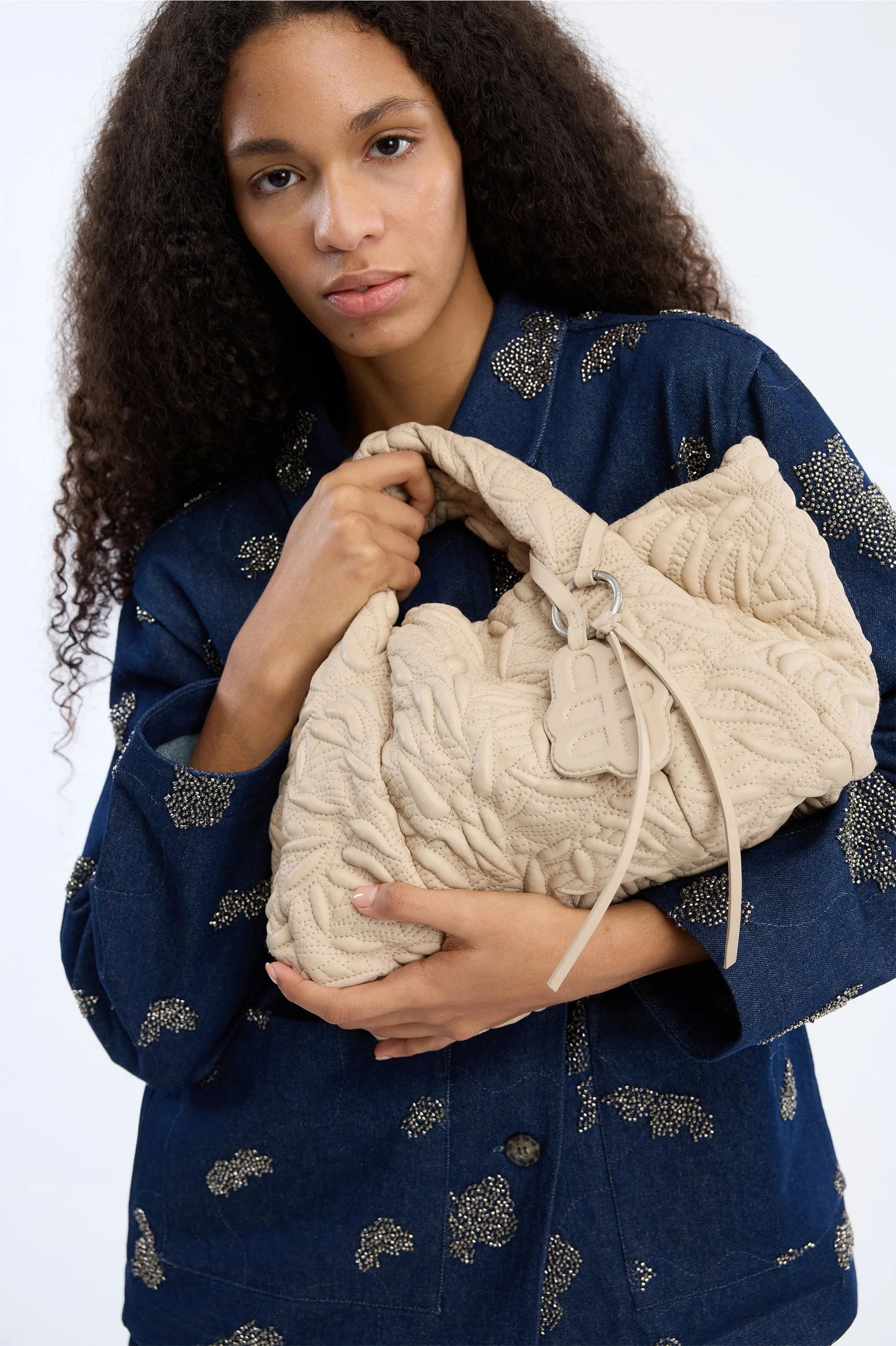 LIX QUILT BAG - BEIGE